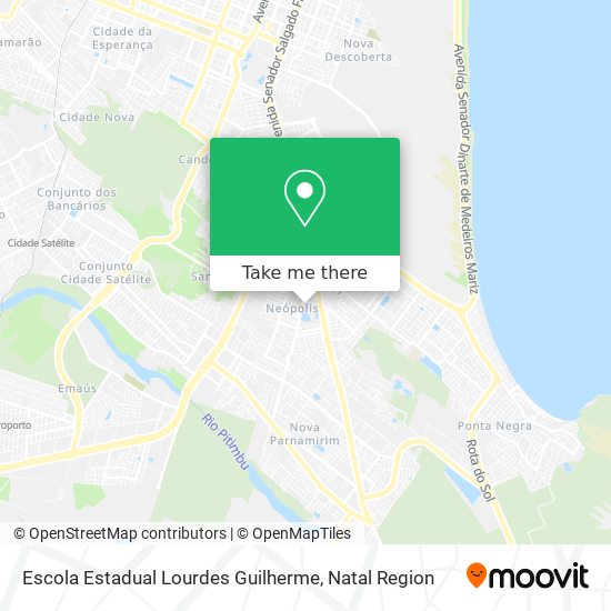 Escola Estadual Lourdes Guilherme map