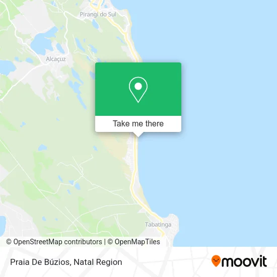 Praia De Búzios map