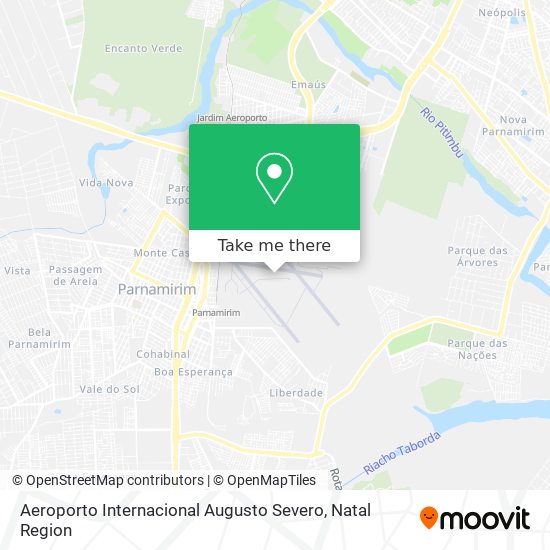 Aeroporto Internacional Augusto Severo map