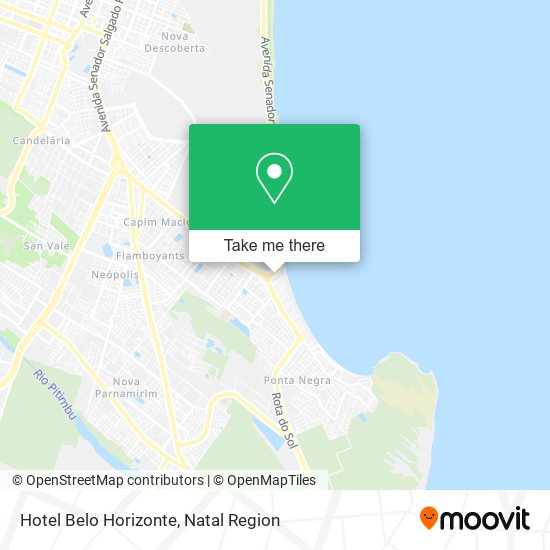 Mapa Hotel Belo Horizonte