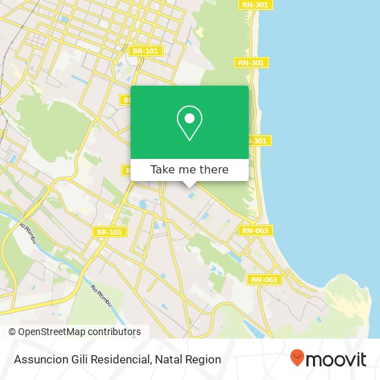 Mapa Assuncion Gili Residencial