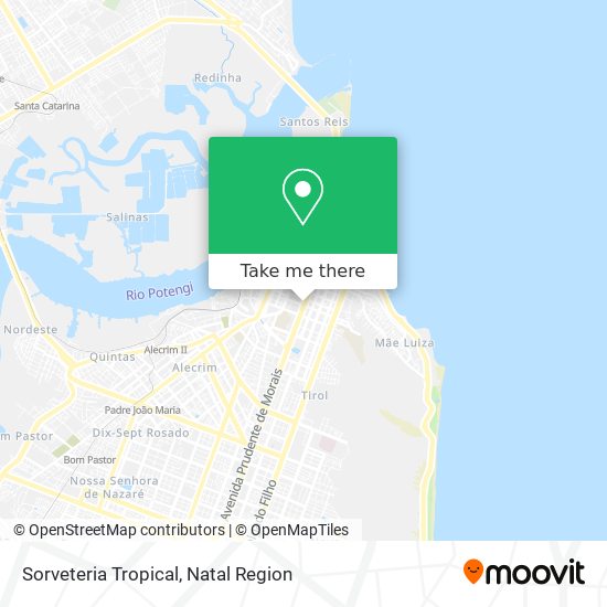 Sorveteria Tropical map