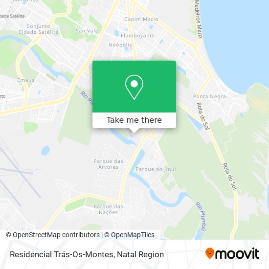 Residencial Trás-Os-Montes map
