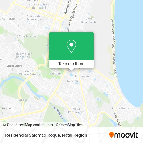 Residencial Salomão Roque map