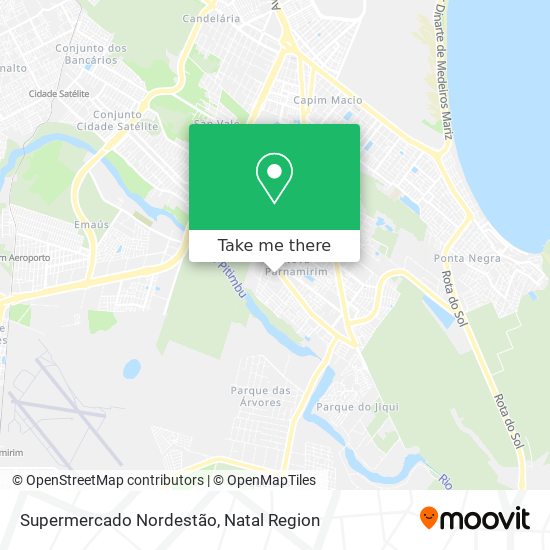 Supermercado Nordestão map