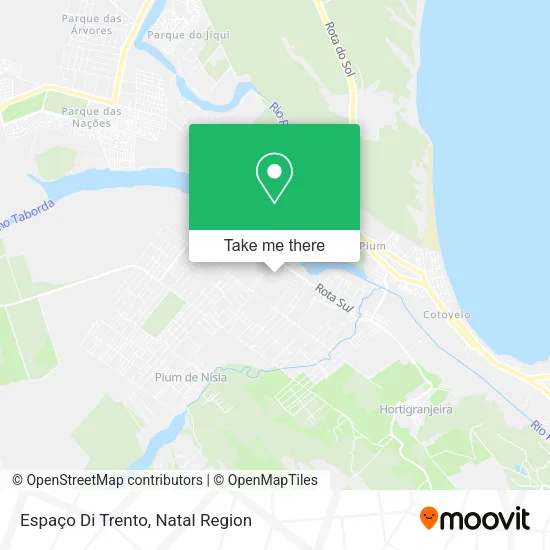 Espaço Di Trento map