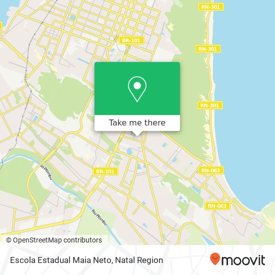 Escola Estadual Maia Neto map