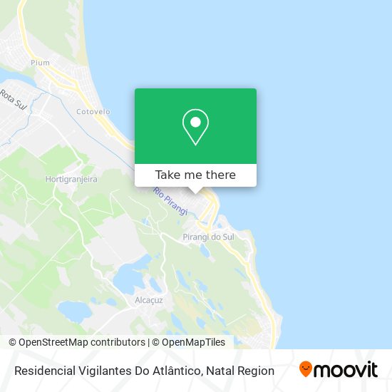 Residencial Vigilantes Do Atlântico map