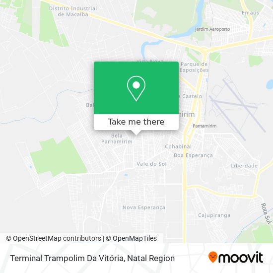 Terminal Trampolim Da Vitória map