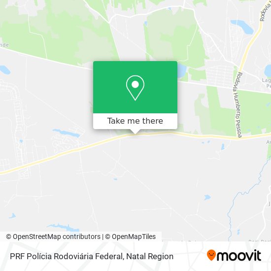 PRF Polícia Rodoviária Federal map