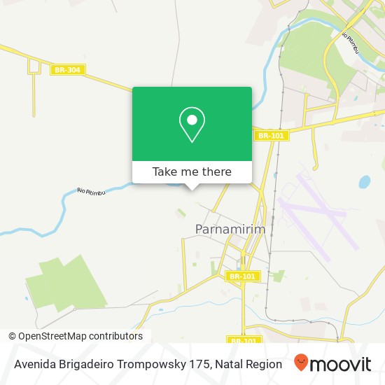 Mapa Avenida Brigadeiro Trompowsky 175