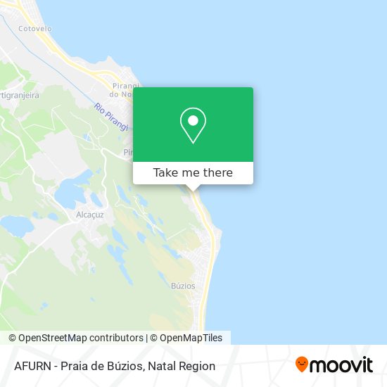 AFURN - Praia de Búzios map