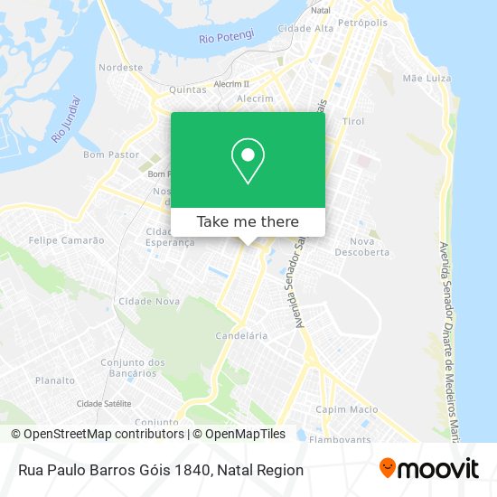 Mapa Rua Paulo Barros Góis 1840