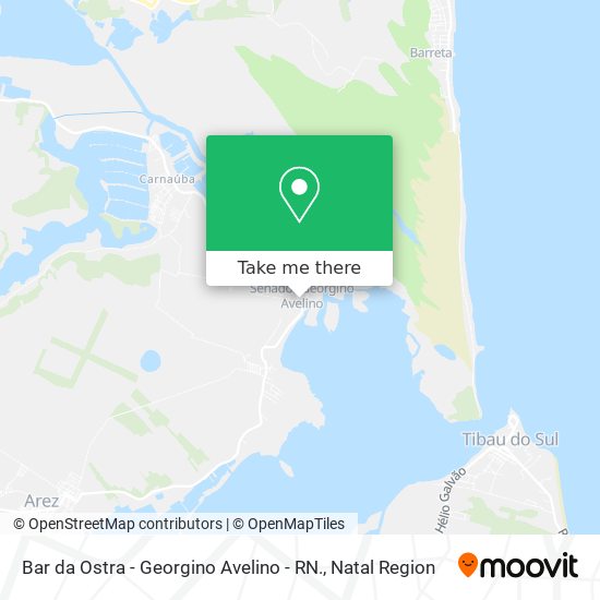 Bar da Ostra - Georgino Avelino - RN. map