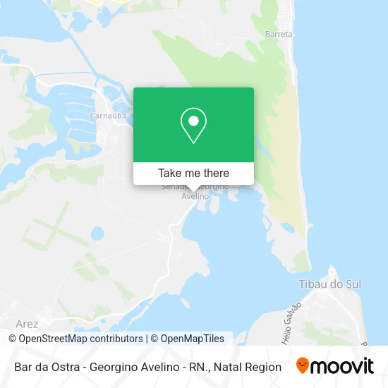 Bar da Ostra - Georgino Avelino - RN. map