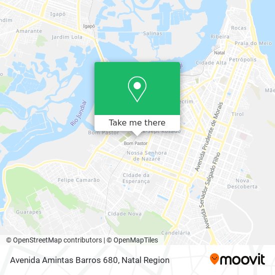 Mapa Avenida Amintas Barros 680