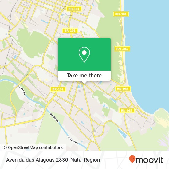 Mapa Avenida das Alagoas 2830