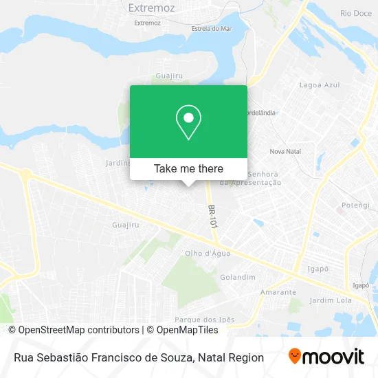 Rua Sebastião Francisco de Souza map