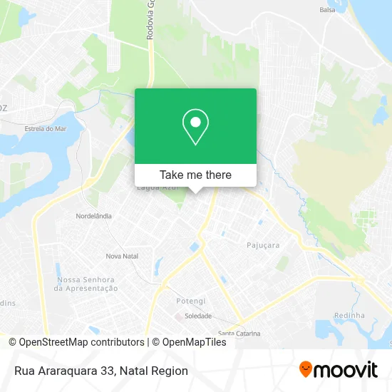 Rua Araraquara 33 map