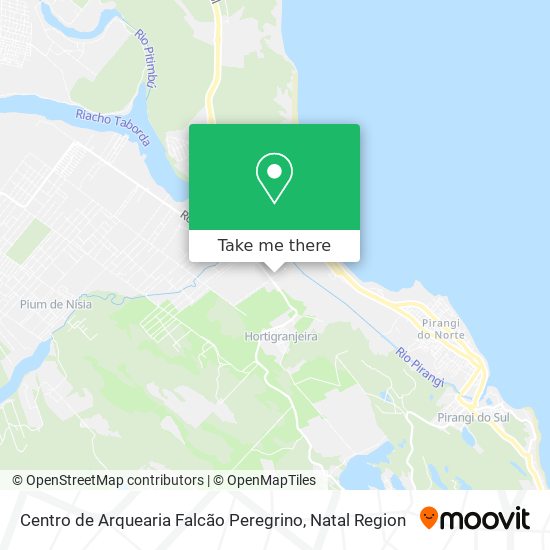 Centro de Arquearia Falcão Peregrino map