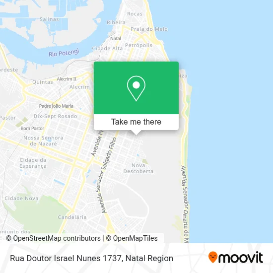 Rua Doutor Israel Nunes 1737 map