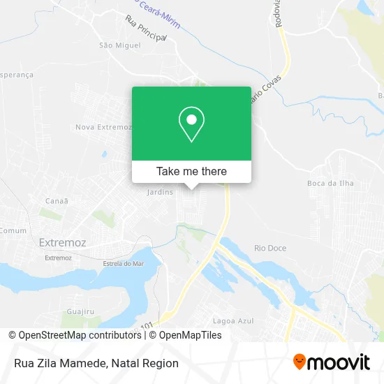 Rua Zila Mamede map