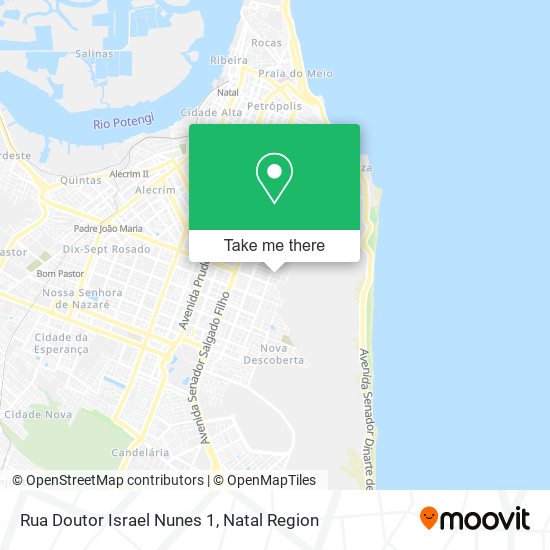 Mapa Rua Doutor Israel Nunes 1