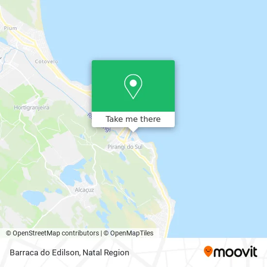 Barraca do Edilson map