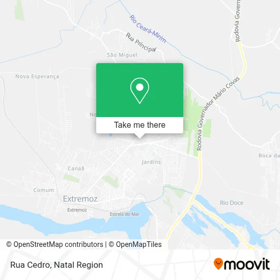 Rua Cedro map