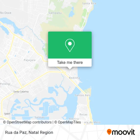 Rua da Paz map