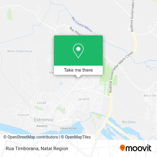 Rua Timborana map