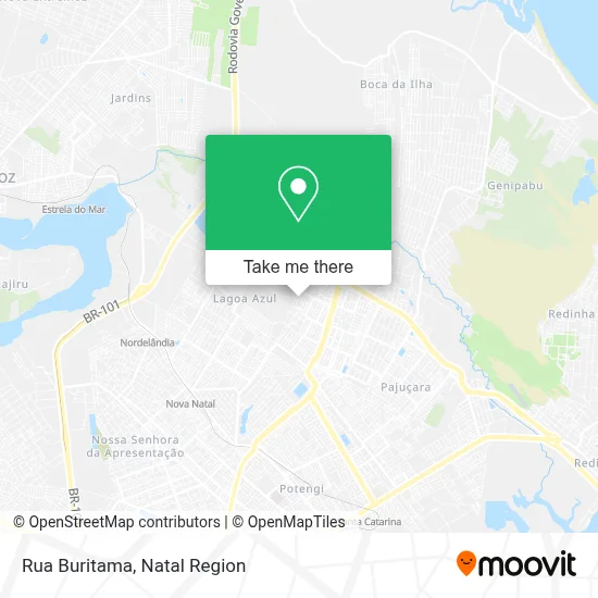 Rua Buritama map