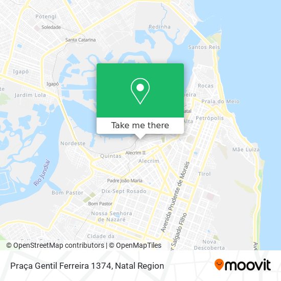 Praça Gentil Ferreira 1374 map