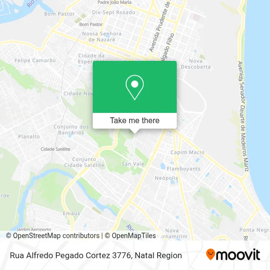 Rua Alfredo Pegado Cortez 3776 map