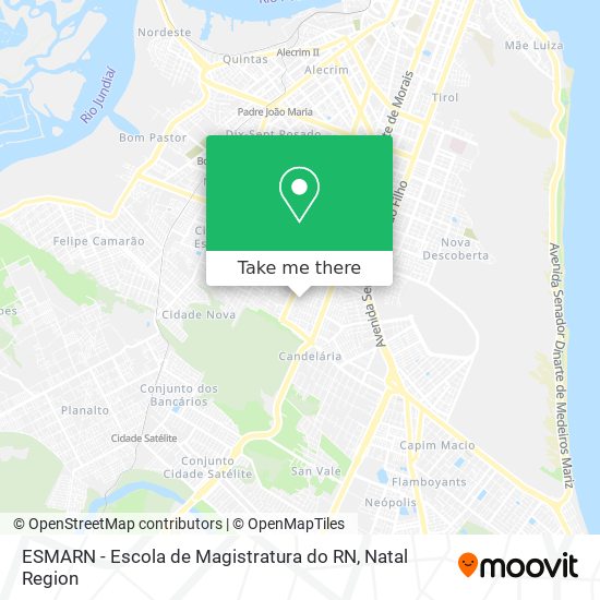 ESMARN - Escola de Magistratura do RN map