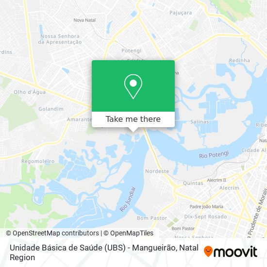 Unidade Básica de Saúde (UBS) - Mangueirão map