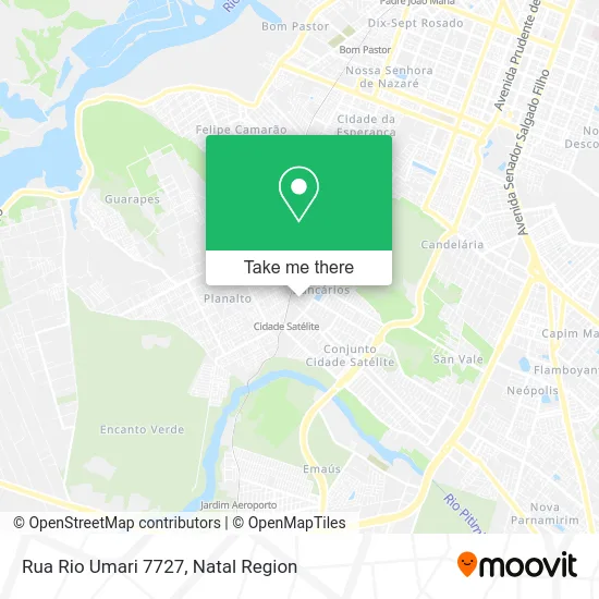 Rua Rio Umari 7727 map