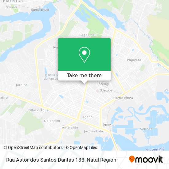 Rua Astor dos Santos Dantas 133 map