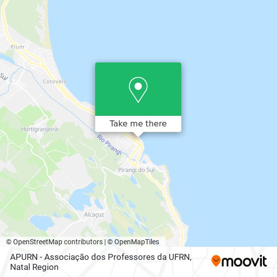 APURN - Associação dos Professores da UFRN map