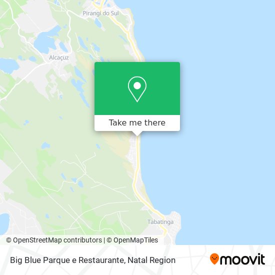 Big Blue Parque e Restaurante map