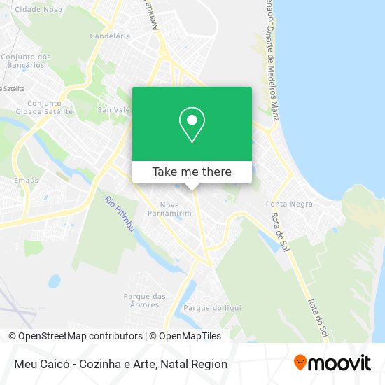 Meu Caicó - Cozinha e Arte map