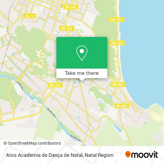 Atos Academia de Dança de Natal map