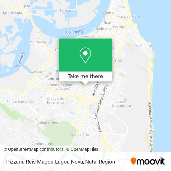 Pizzaria Reis Magos-Lagoa Nova map