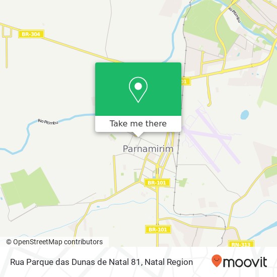 Rua Parque das Dunas de Natal 81 map