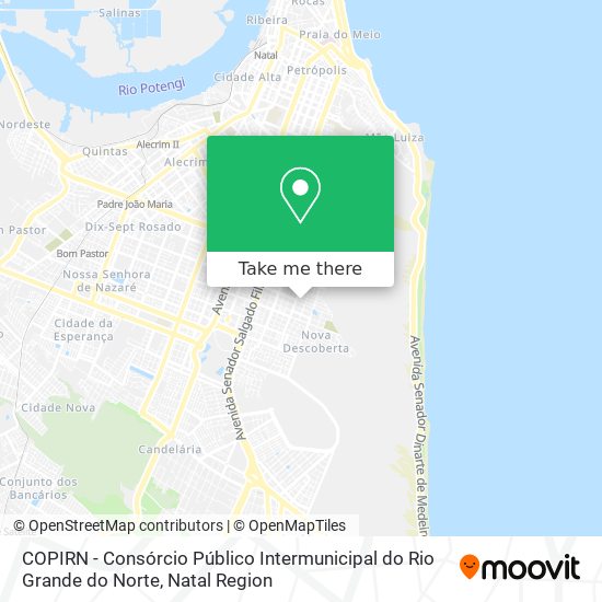 Mapa COPIRN - Consórcio Público Intermunicipal do Rio Grande do Norte