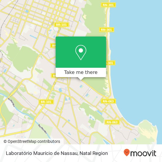 Mapa Laboratório Maurício de Nassau