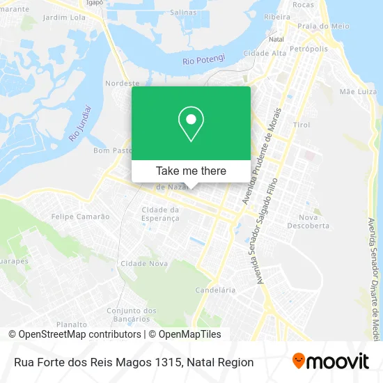 Rua Forte dos Reis Magos 1315 map