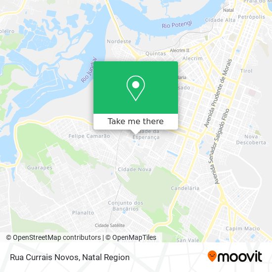 Rua Currais Novos map