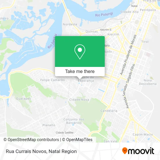 Rua Currais Novos map