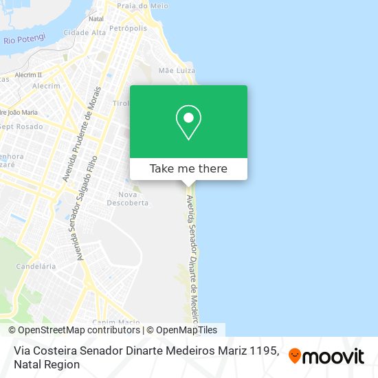 Via Costeira Senador Dinarte Medeiros Mariz 1195 map